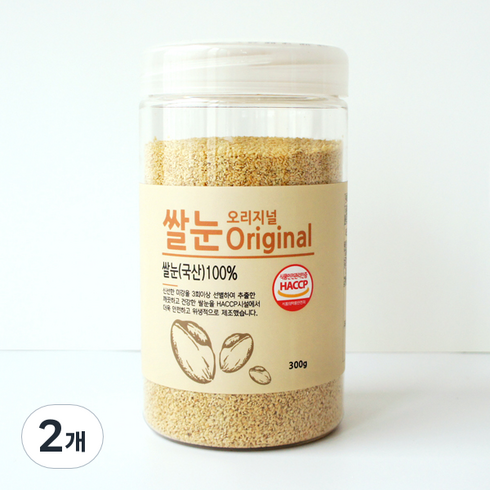 바비조아 쌀눈 오리지널, 300g, 2개