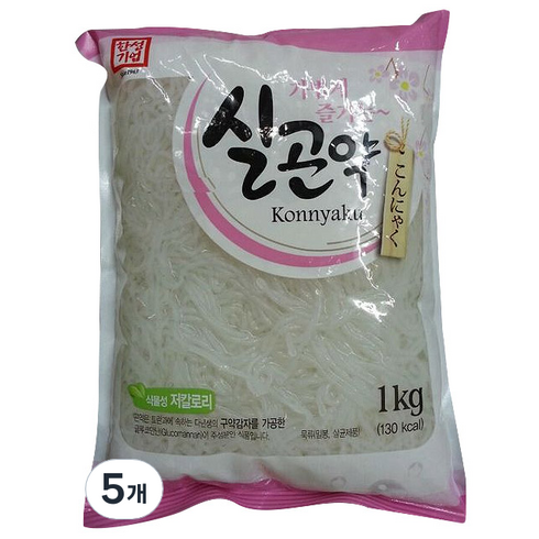 한성기업 실곤약, 1kg, 5개