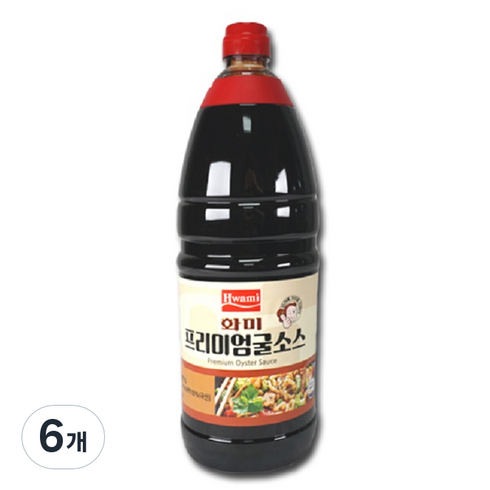 화미 프리미엄 굴소스, 2kg, 6개