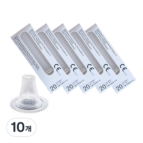 브라운 체온계 렌즈필터 20p, 10개