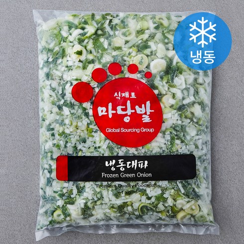 마당발 중국산 슬라이스 대파 (냉동), 1kg, 1개