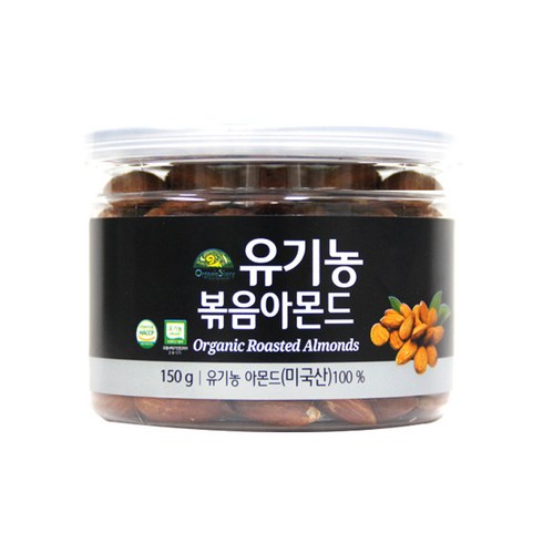 OrganicStory 유기농 볶음 아몬드, 150g, 1개