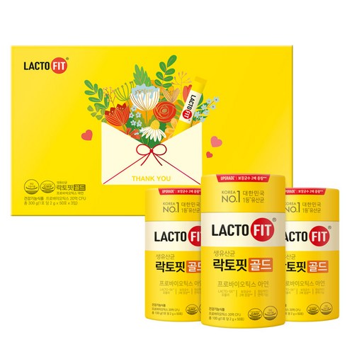 종근당건강 락토핏 골드 가정의 달 선물세트 300g, 1세트