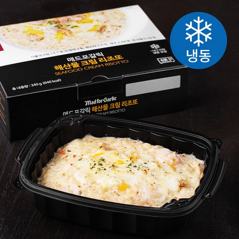 매드포갈릭 해산물 크림 리조또 (냉동), 340g, 1개