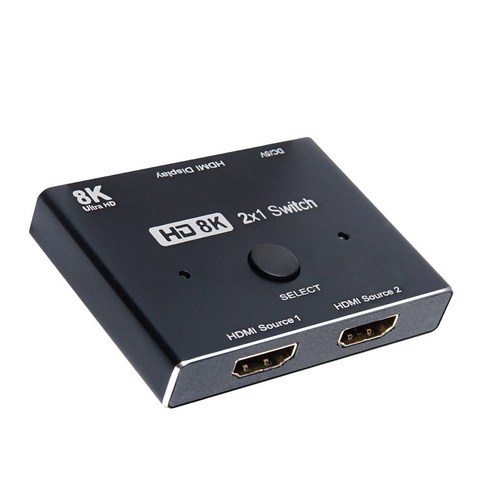 Coms 2x1 HDMI 8K 30Hz 선택기 스위치, HB697