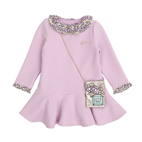 2023년 가성비 최고 프랜치캣 - 프렌치캣 여아용 꽃배색 가방 원피스