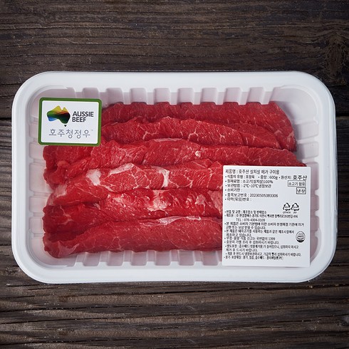 살치살 - 호주산 살치살 메가 구이용 (냉장), 600g, 1팩