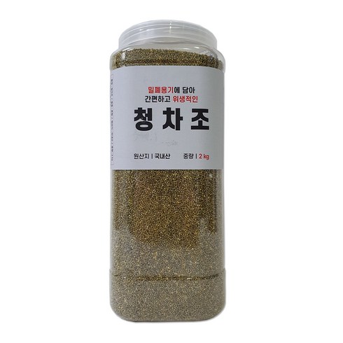 대한농산 통에담은 청차조, 2kg, 1개