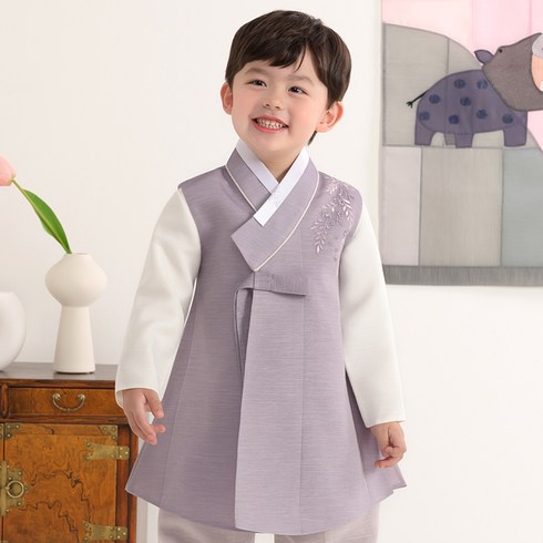 남자아기한복 - 예가한복 남아용 다솜마루 한복세트 8005