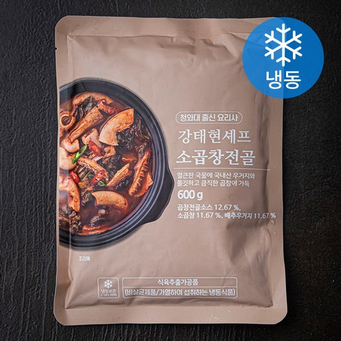 강태현셰프 소곱창 전골 (냉동), 600g, 1개