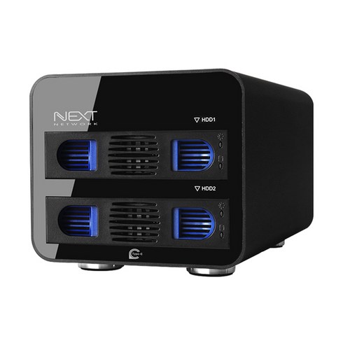 넥스트 타입C USB 3.1 2Bay RAID 외장하드 NEXT-702TC RAID, 선택없음, 1