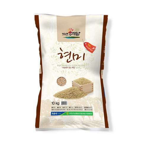 현미10kg - 자연해답 서천군 농협 현미, 10kg, 1개