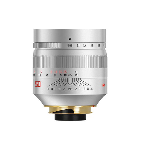 티티아티산 라이카 M 마운트 풀프레임 ASPH 렌즈 50mm F0.95 실버