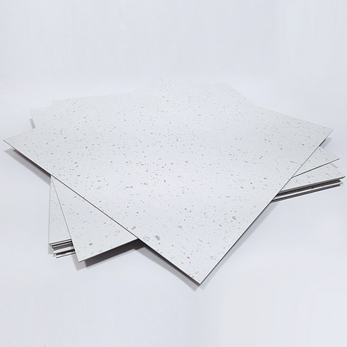 로즈로사 본드식 데코타일 50cm x 50cm x T 2mm RS430, 테라조 화이트, 13개
