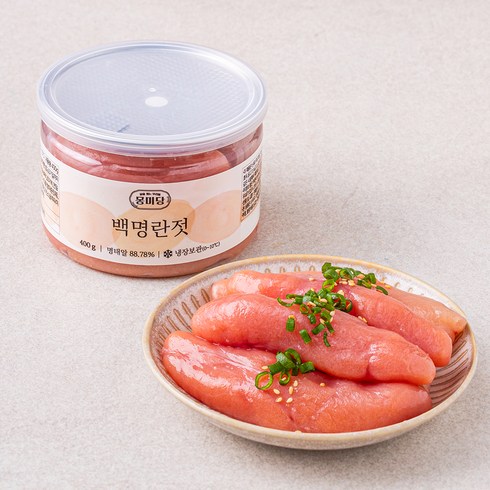 저염명란젓 - 몽미당 백명란젓, 400g, 1개