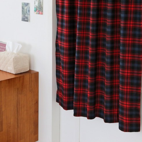 2023년 가성비 최고 크리스마스커튼 - 데코토닉 클래식 타탄체크 커튼