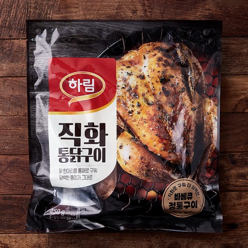 하림 그릴드 바베큐 봉 200gX10봉 - 하림 직화 통닭구이, 450g, 1개