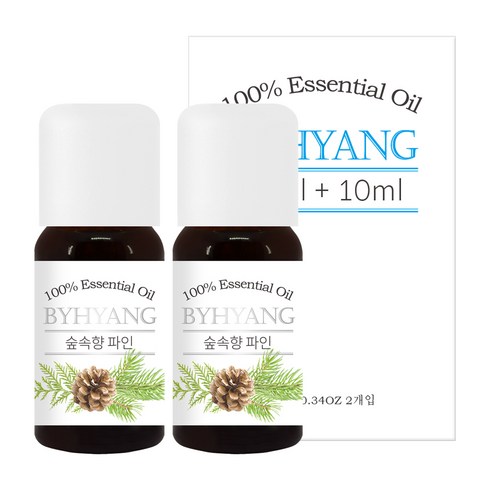 바이향 에센셜 오일 10ml x 2p, 숲속향 파인