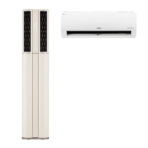 LG 휘센 오브제컬렉션 듀얼에어컨 멀티형 매립배관 58.5m2 + 18.7m2 방문설치, FQ18DCDBB2M(카밍베이지), 매립배관형