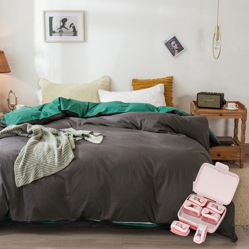 프리미엄 이불커버 + 고정클립 6p B11, 타입16