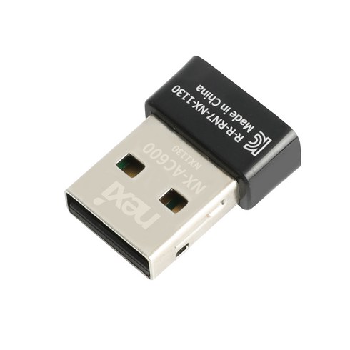 와이파이usb - 넥시 802.11ac 듀얼밴드 내장안테나 USB 무선랜카드, NX-AC600