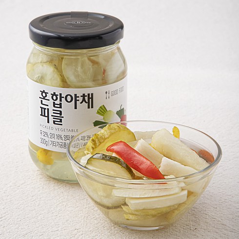 수제피클 - 정성식품 혼합야채 피클, 300g, 1개