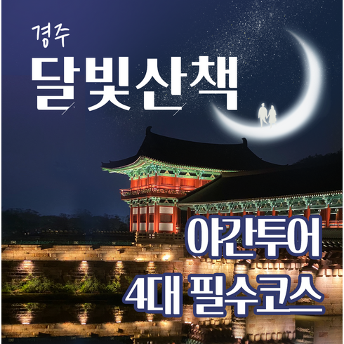 [경주] 경주야경투어 4대 필수코스 (동궁과월지, 첨성대, 월정교, 계림)