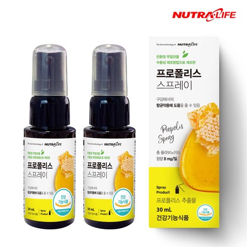 뉴트라라이프 프로폴리스 스프레이 30ml, 2개