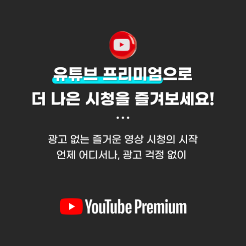 [숨겨진 초특가 24시 발송] 유튜브 프리미엄 + 뮤직 6개월 12개월 이용권