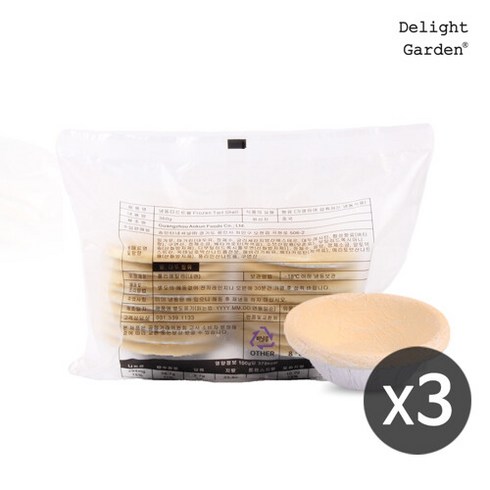 딜라잇가든 [딜라잇가든] 에그 타르트 쉘 20g/54개입, 20g, 54개