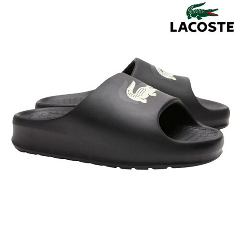 라코스테 LACOSTE 여성 슬리퍼 Serve Slide 2.0 7-45CFA0005454 블랙 에보 슬라이드