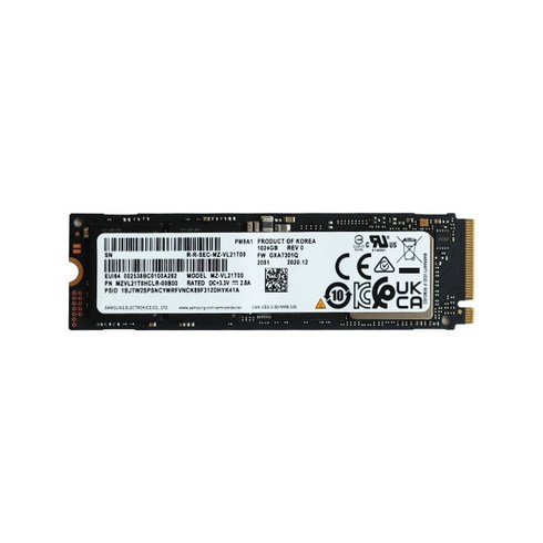 pm9a1m.2nvme - 벌크 병행상품 삼성전자 PM9A1 NVMe M.2 SSD (2TB)