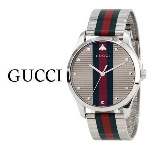 구찌 GUCCI 남녀공용 메탈시계 YA126284