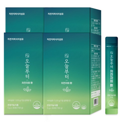 황금구렁이 - 오늘부터 차전자피 환 쾌변 식이섬유 (30포), 150g, 4개