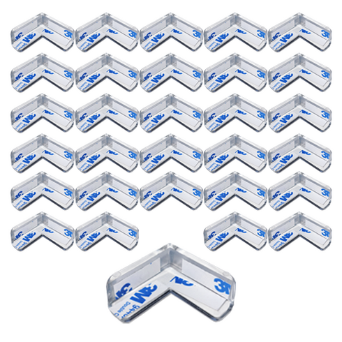 투명코너보호대 - 바른하나 충격방지 모서리 보호대 L형, 30개