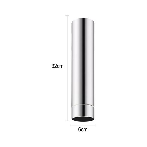 파파스 캠핑 화목난로 연통 60mm 일자 연통 32cm, 일자 연통32cm