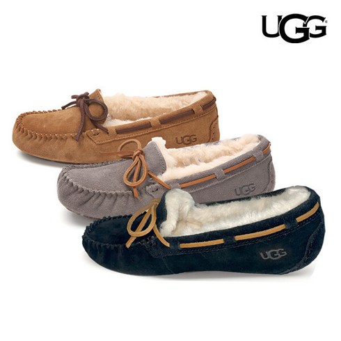 어그UGG 23FW 다코타 모카신 블랙체스트넛퓨터 블랙