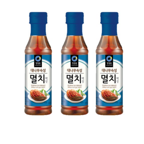 청정원 멸치액젓, 500g, 12개