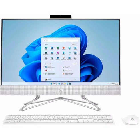 프리미엄 HP 2023 올인원 데스크톱인텔 UHD 그래픽 23.8 1920x1080 터치Intel Core i3-1115G42 코어16GB DDR4 512GB SSD M.2Wi, 16GB - 512GB SSD_Windows 11 Ho