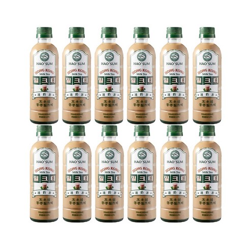 호우섬밀크티 - 호우섬 홍콩 밀크티, 350ml, 12개