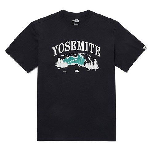 2023년 가성비 최고 노스페이스팀코리아 - [노스페이스] [노스페이스] 요세미티 반팔 라운드티 NT7UP12K_BLK