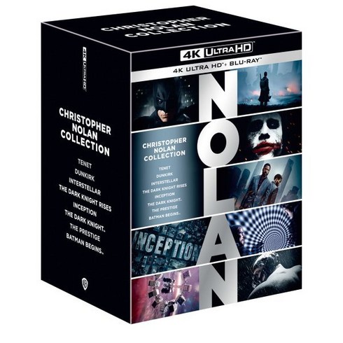 [Blu-ray] 크리스토퍼 놀란 8무비 컬렉션 (24 Disc BD + 4K UHD 슬립케이스 아웃박스) : 블루레이