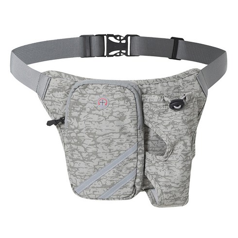 2023년 가성비 최고 등산힙색 - 엘라노아 등산 힙색 물병 허리가방 파우치 허리쌕, 그레이