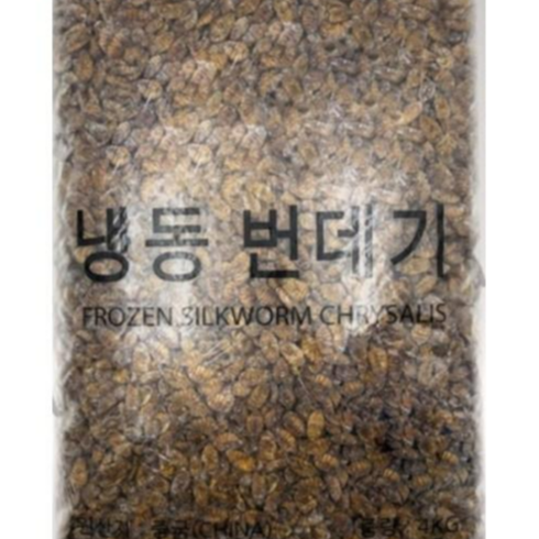 냉동번데기 4kg, 1개