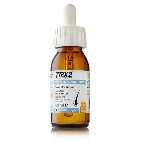 TRX2 Hair revitalizing lotion 60ml 리바이탈라이징 헤어 로션 내추럴 트리트먼트 풍성한 모발 비오틴, 1개