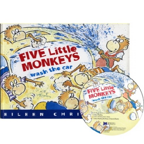 베오영 Five Little Monkeys Wash the Car (원서&CD), JYBooks