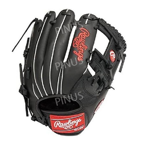 Rawlings 성인 일반 야구 글러브 GRXASPLN55 부드러운 만능 우투, 블랙, 1개