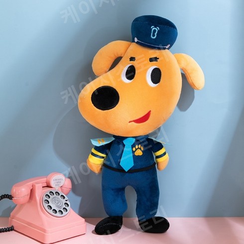 30-60cm sheriff labrador 래브라도 경장 봉제인형 솜인형 저렴판, 30cm