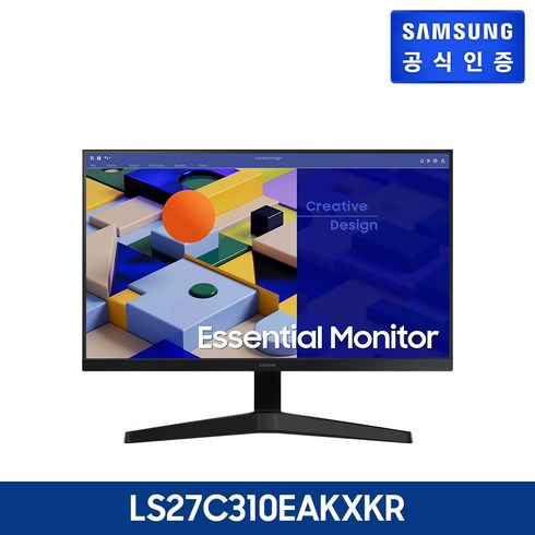 삼성 S27C310 27인치 IPS 베젤리스 모니터 75Hz F27T350 후속모델