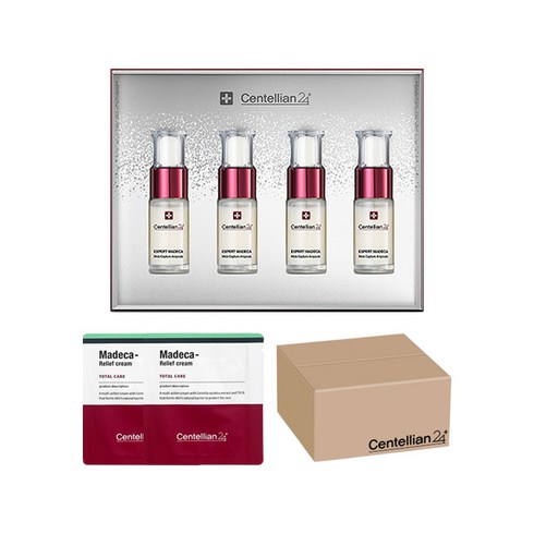 동국제약 마데카 멜라캡처 기미앰플 7ml 4입 + 마데카 릴리프크림 1ml x2, 1set